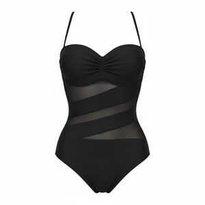 Elegant Black One-Piece Swimsuit